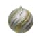 9.75" Silver & Gold Glitter Twist Shatterproof Ball Ornament by Ashland®